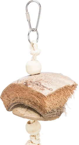 Trixie Natuurspeelgoed Kokosnoot/Rotan/Lavasteen 35 cm