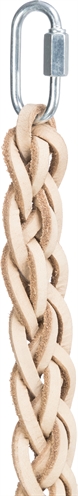 Trixie Vogel Speelgoed Veters Leer met Houten Kralen 50 cm