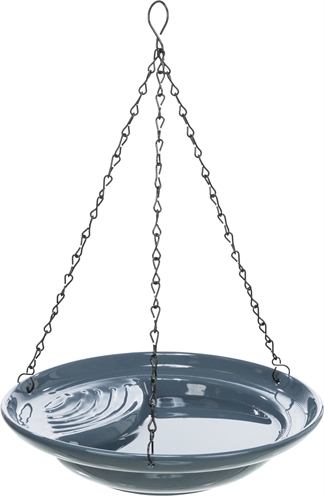 Trixie Hangende Vogeldrinkschaal Keramiek Blauw 26x26 cm 550 ml
