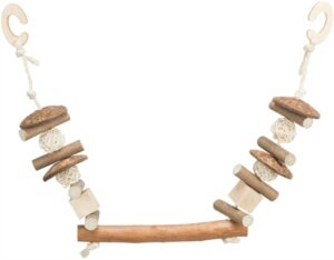 Trixie Knabbelschommel Kokosnoot/hout/rotan 20x30 CM