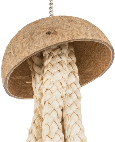 Trixie Natuurspeelgoed Kokosnoot/Bananenbladen 37 cm 2 stuks