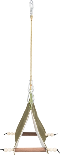 Trixie Vogeltent Hangend Katoen Groen 16x18x20 cm