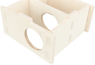 Trixie Knaagdierhuis 2 Kamers Hout 20x20x10 CM