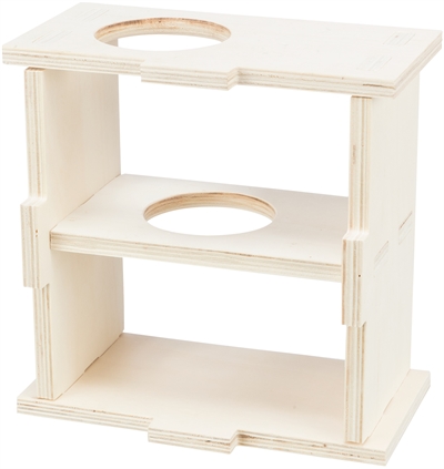 Trixie Knaagdierhuis 2 Kamers Hout 25x25x12 cm