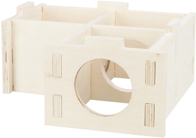 Trixie Knaagdierhuis 3 Kamers Hout 30x30x12 CM