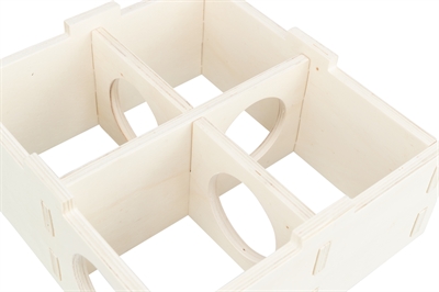 Trixie Knaagdierhuis 4 Kamers Hout 25x25x10 cm