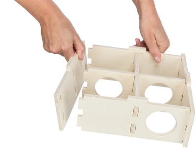 Trixie Knaagdierhuis 4 Kamers Hout 30x30x12 cm
