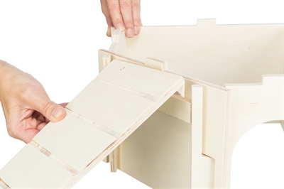 Trixie Huis Thore Insteeksysteem Konijnen 40x40x23 cm
