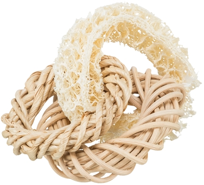Trixie Luffaring Knaagspeelgoed Rotan 13x13 CM