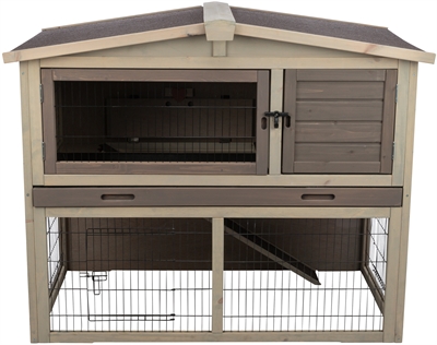 Trixie Natura Knaagdierhok met Ren 124x78x102 cm Grijs/Bruin