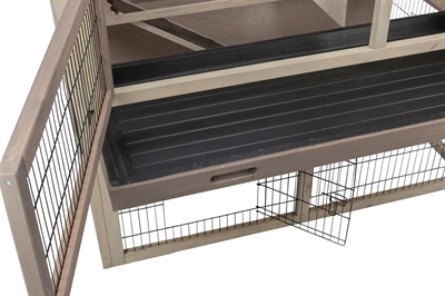Trixie Natura Knaagdierhok met Ren 124x78x102 cm Grijs/Bruin