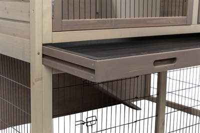 Trixie Natura Knaagdierhok met Ren 124x78x102 cm Grijs/Bruin