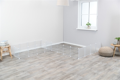 Trixie Indoorren Metaal/Kunststof Wit 140x70x35 cm voor Knaagdieren
