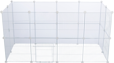 Trixie Indoorren Metaal/Kunststof Wit 140x70x35 cm voor Knaagdieren