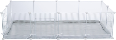 Trixie Vloer voor Indoorren 62460 140x70 cm Grijs/Wit