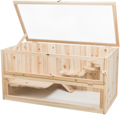 Trixie Knaagdierenverblijf Hout 100x50x50 cm met etages
