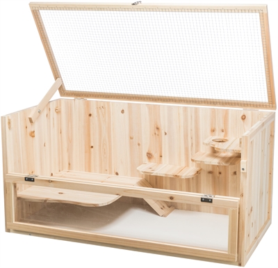 Trixie Knaagdierenverblijf Hout 100x50x50 cm met etages