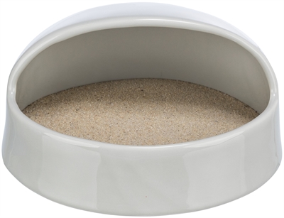 Trixie Zandbad Degoes/hamsters Keramiek Grijs 20x16x10 CM 3 ST