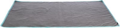 Trixie Fleece Deken Uitloopruimtes En Knaagdierkooi Grijs / Turquoise 140x100 CM