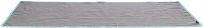 Trixie Fleece Deken voor Knaagdierkooi 140x100 cm Grijs/Turquoise