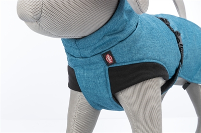 Trixie Winterjas Riom Blauw XS 25 cm voor honden