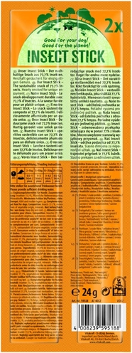 Vitakraft Insectensticks Graanvrij 24 GR voor honden