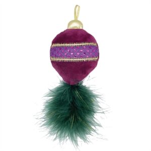 Happy Pet Gemstone Forest Kerstornament Met Catnip 21x10x2,5 CM