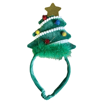 Happy Pet Diadeem Kerstboom M/l 30x14x2,5 CM