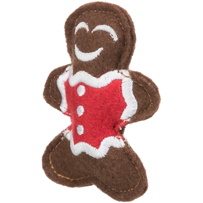 Trixie Kerst Kattenspeelgoed Eland & Peperkoekman 8 cm 2 st