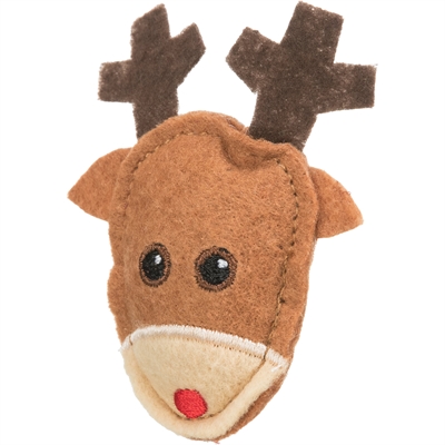 Trixie Kerst Kattenspeelgoed Eland & Peperkoekman 8 cm 2 st