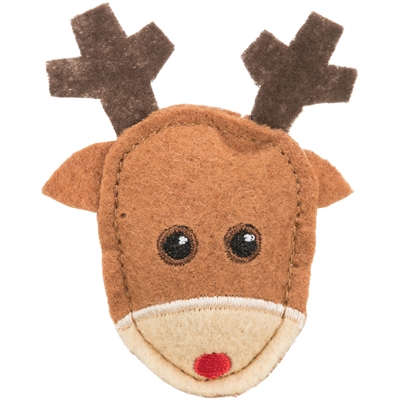 Trixie Kerst Kattenspeelgoed Eland & Peperkoekman 8 cm 2 st