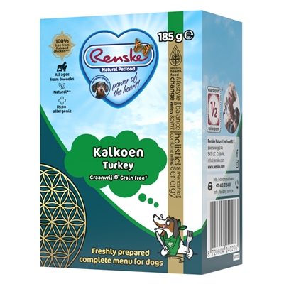 Renske Vers Bereide Maaltijd Kalkoen Graanvrij 24x185 GR