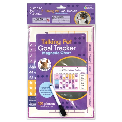 Hunger For Words Talking Pet Goal Tracker 44,6x26,5x0,5 CM