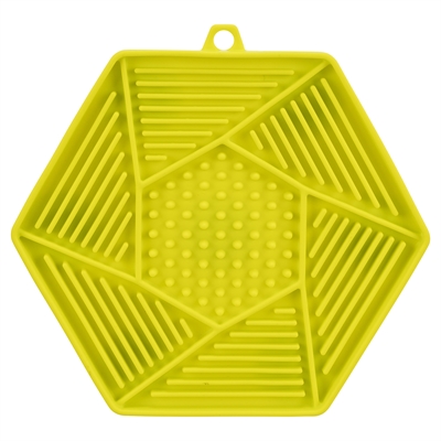 Trixie Lick'n'snack Mat Siliconen Groen 17 cm met Zuignappen