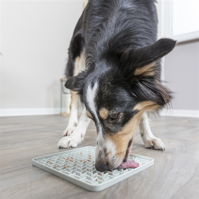 Trixie Lick'n'snack Mat Siliconen 20x20 cm Donkergrijs