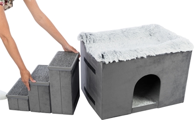 Trixie Hondenmand Huis Harvey Met Trap 119x50x47 cm — Comfortabele plek voor je huisdier