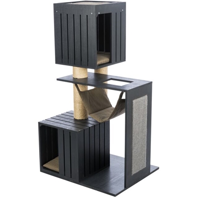 Trixie Be Nordic Krabpaal Freia Antraciet / Zand 70x58x123 CM