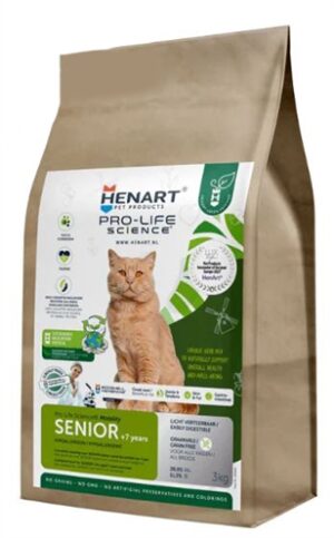 Henart Insect Kat Senior 3 KG met Eierschaalmembraan
