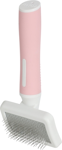 Zolux Anah Slickerborstel Roze/Wit S 16,5 cm