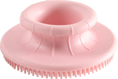 Zolux Anah Borstel Rond Rubber Roze 7,5x7,5x3 CM voor katten