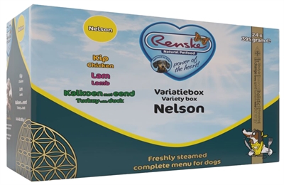 Renske Vers Vlees Variatiebox Nelson Kip / Lam / Kalkoen En Eend 24x395 GR