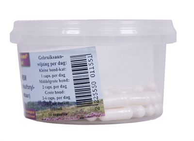 Dierendrogist MSM Capsules 50 st voor honden en katten