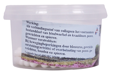 Dierendrogist MSM Capsules 50 st voor honden en katten