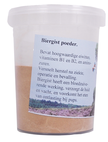Dierendrogist Biergist Poeder 200 GR voor honden