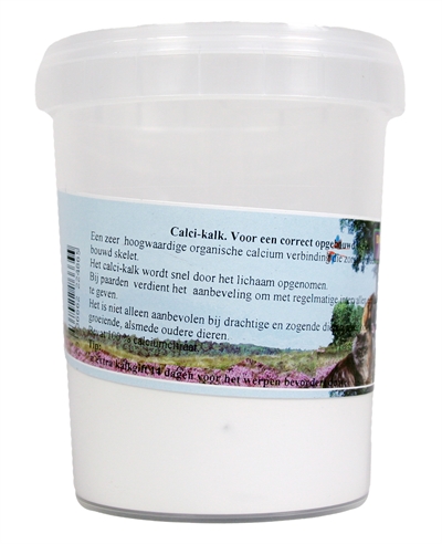 Dierendrogist Calcit Calciumcitraat 250 GR - Voedingssupplement voor dieren