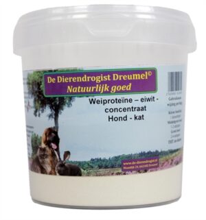 Dierendrogist Weiproteïne Concentraat Hond/Kat 400 GR