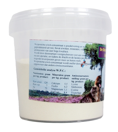 Dierendrogist Weiproteïne Concentraat Hond/Kat 400 GR