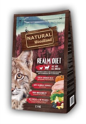 Natural Woodland Kat Realm Diet 1,5 KG zonder granen