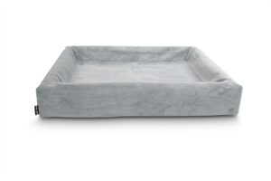 Bia Bed Rib Hoes Hondenmand Grijs 100x80x15 CM