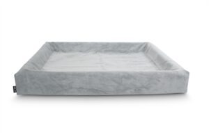 Bia Bed Rib Hoes Hondenmand Grijs 120x100x15 cm